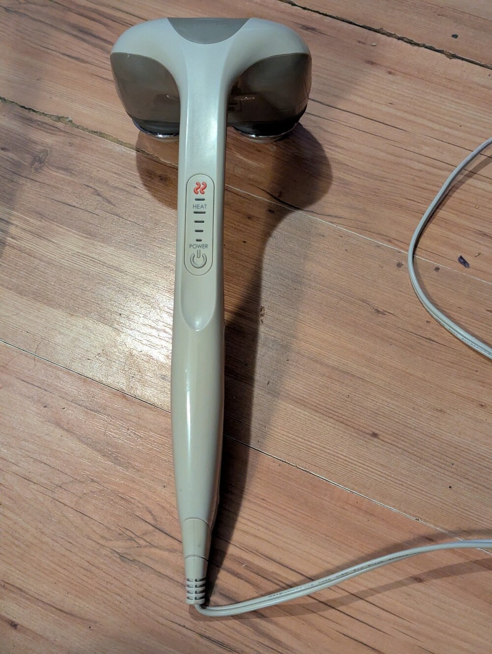 HoMedics, Dual Head Heated Percussion Action Plus Hand Held Massager HHP-351H